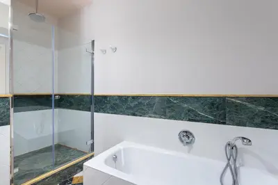 Un baño de Genteel Home Campamento