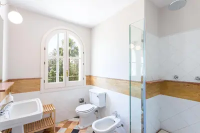 Un baño de Genteel Home Campamento