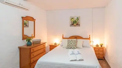 Cama o camas de una habitación en Casa Pulirio Antequera - La Higuera by Ruralidays