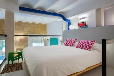 Cama o camas de una habitación en CSE San Bernardo
