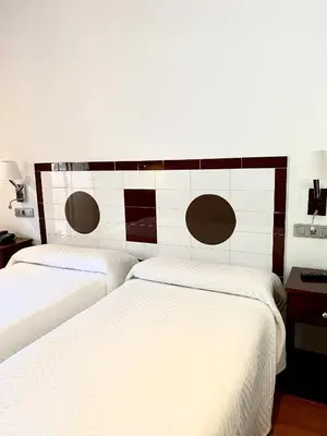 Cama o camas de una habitación en Complejo Turístico La Garganta