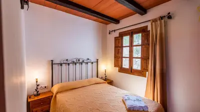 Cama o camas de una habitación en Villa Campito Antequera - La Higuera by Ruralidays
