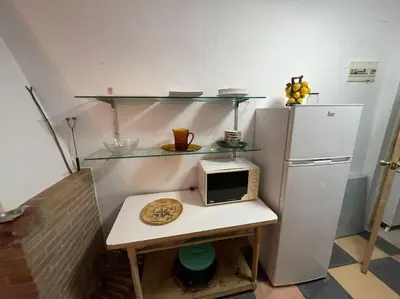 Una cocina o zona de cocina en Villa María, casa rural en Cazalla de la Sierra.