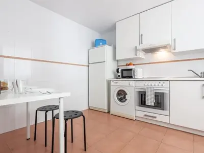 Una cocina o zona de cocina en Alojamiento con piscina en Sevilla
