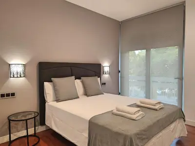 Cama o camas de una habitación en Victoria Cordoba Center