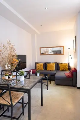 Zona de estar de Apartamento con encanto en patio sevillano (204)