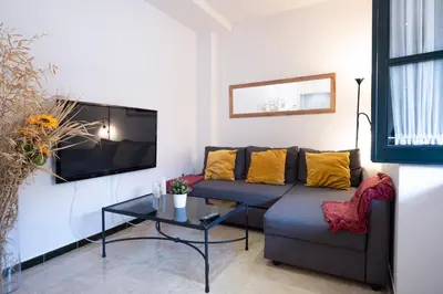 Zona de estar de Apartamento con encanto en patio sevillano (204)