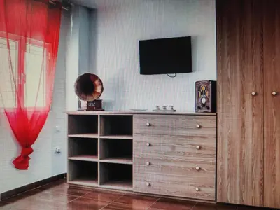 Una televisión o centro de entretenimiento en loft Alameda de Hercules