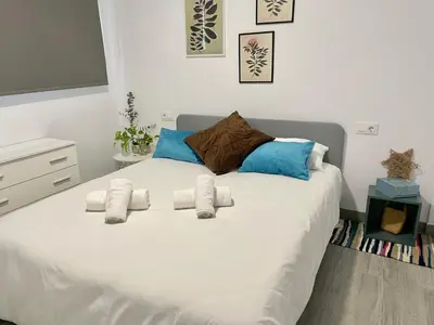 Cama o camas de una habitación en Geysotur La Estrella