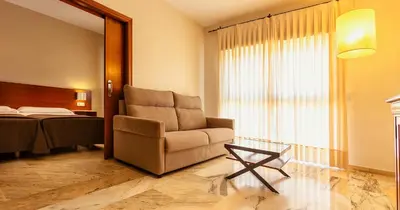 Zona de estar de Apartamentos Vértice Bib Rambla