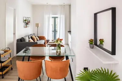 Zona de estar de AvantiStays Buganvilla, la Sevilla auténtica