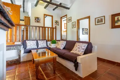 Zona de estar de El Chorro Villas Casa Adelfa