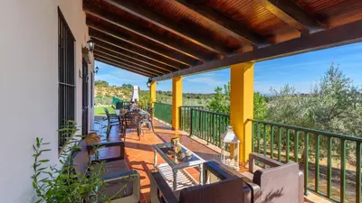 Un balcón o terraza de Colladopino La Puebla de Los Infantes by Ruralidays