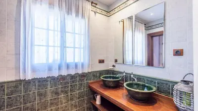 Un baño de Casa Cuatro Vientos Almogía by Ruralidays