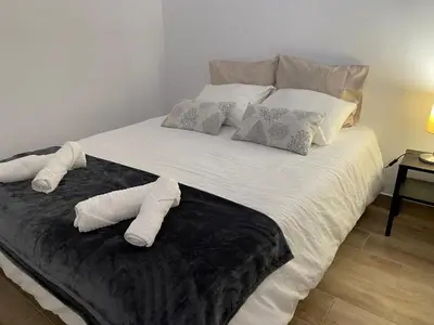 Cama o camas de una habitación en Apartamento Cruz Roja C