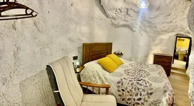 Cama o camas de una habitación en Vivienda Rincon de Mágina