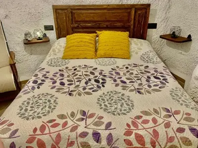 Cama o camas de una habitación en Vivienda Rincon de Mágina