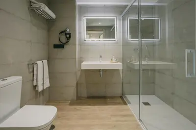 Un baño de Hotel El Mirador