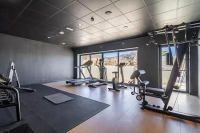 Gimnasio o instalaciones de fitness de Hotel El Mirador