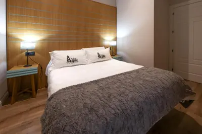 Cama o camas de una habitación en La Posada de San Miguel