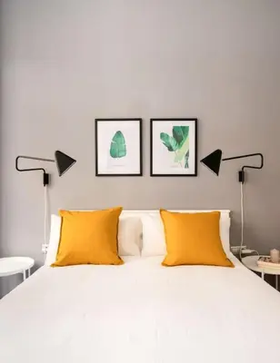 Cama o camas de una habitación en Mia Suite. Center of Seville