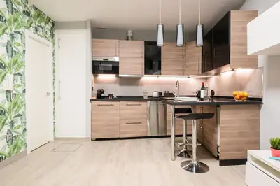 Una cocina o zona de cocina en Mia Suite. Center of Seville