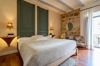 Cama o camas de una habitación en YIT La Casona del Arco