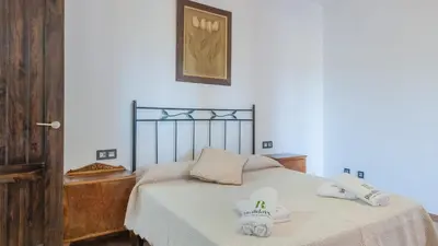 Cama o camas de una habitación en Villa Ortega Alba Alcalá La Real by Ruralidays