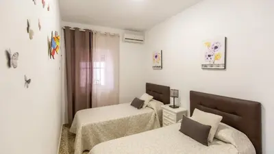 Cama o camas de una habitación en Casa Rural Casa Mama Encinarejo by Ruralidays
