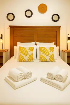 Cama o camas de una habitación en Acogedor y tranquilo cerca de las setas - centro
