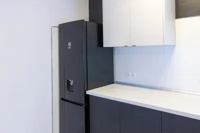 Una cocina o zona de cocina en Apartamento completo a 5 minutos estación tren.