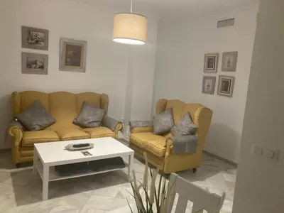 Zona de estar de Duplex Santamaria