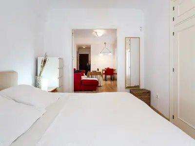 Cama o camas de una habitación en Cs Para Familias junto a Plaza de San Marcos