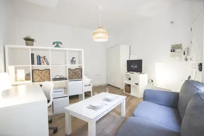 Una televisión o centro de entretenimiento en RentalSevilla Santa Rufina