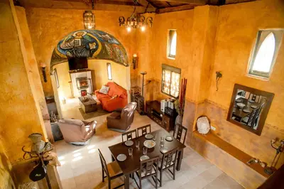 Zona de estar de Charming Villa in Algarinejo with Private Pool