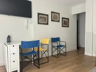 Zona de estar de Aroma de azahar, en San Basilio