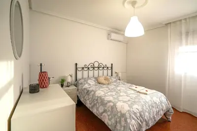 Cama o camas de una habitación en El Mirador de Linarejos