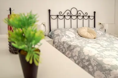 Cama o camas de una habitación en El Mirador de Linarejos