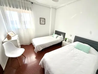 Cama o camas de una habitación en El Mirador de Linarejos