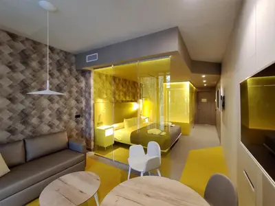 Zona de estar de Hotel Macià Sevilla Kubb