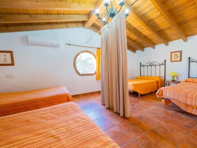 Cama o camas de una habitación en Cubo's Finca La Curva