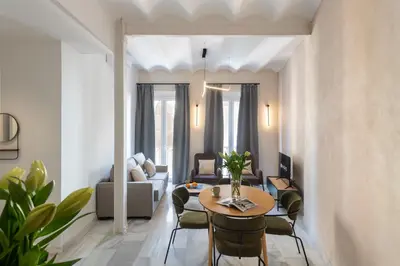 Zona de estar de Magno Apartments San Gil - Shared Jacuzzi