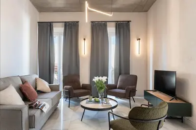 Zona de estar de Magno Apartments San Gil - Shared Jacuzzi
