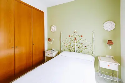 Cama o camas de una habitación en Basic Hotel Doña Manuela