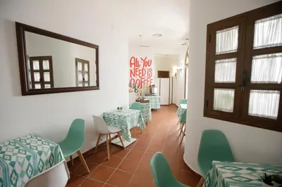 Una cocina o zona de cocina en Hotel San Miguel