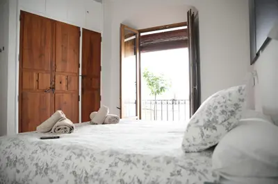 Cama o camas de una habitación en Casa Arcadia