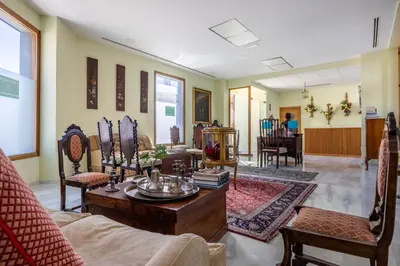 Zona de estar de Casa Xanadu Carmona - Stylish villa with rooftop terrace and stunning views of Parador