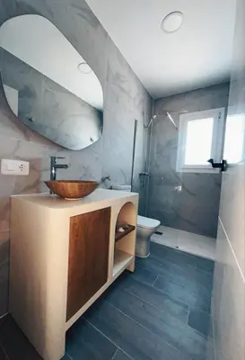 Un baño de Camping Carlos III