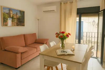 Zona de estar de La casa de Rafalita
