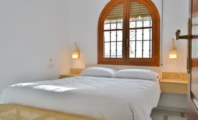 Cama o camas de una habitación en SunShine Almanzor